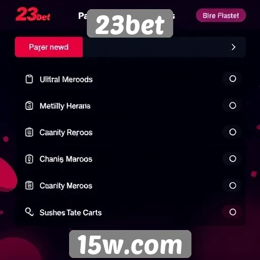 Comparação dos métodos de pagamento disponíveis na 23bet